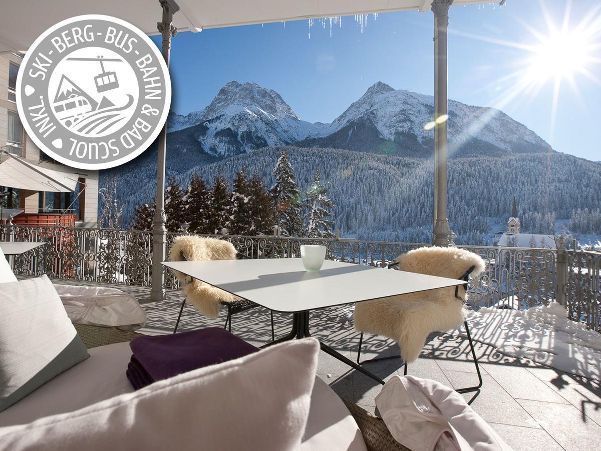 Hotel Belvedere Scuol Luaran gambar